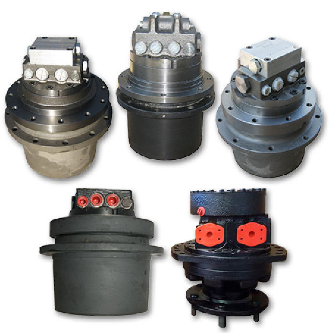 Texas Final Drive carries over 1000 confirmed fitments of new and remanufactured hydraulic final drives and pumps.