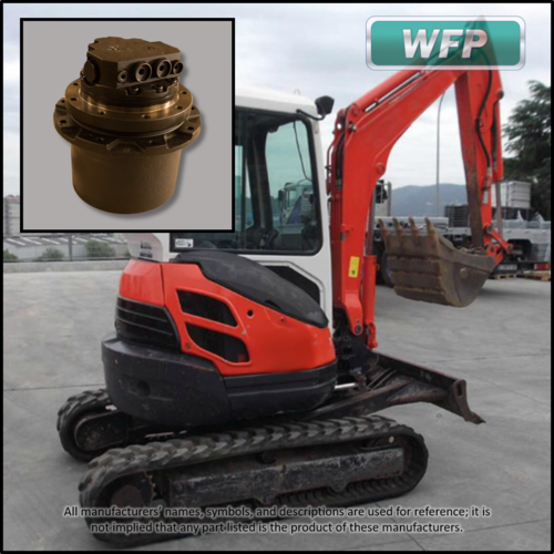 Kubota U25S Hydraulic Final Drive Motor Texas Final Drive