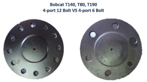 Bobcat T190 4-port 12-bolt vs 6-bolt final drive